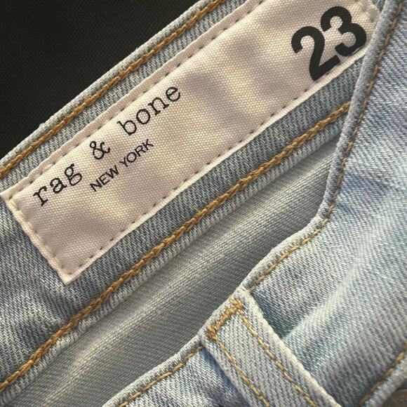 rag & bone Nina High Waist Skinny Jeans in Paeonia Size 23 NWT $255 - Picture 7 of 8